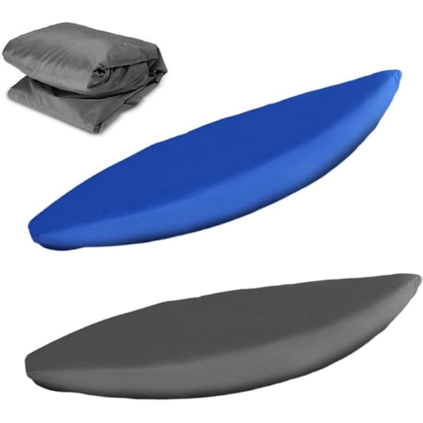 Vandtæt Udendørs Kajak Kano Cover Opbevaringsbeskyttelse til Båd Kajak Kano Paddleboard (4.1-4.5m Sort)