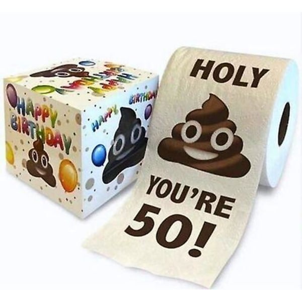 Funny Toilet Paper Roll Birthday Decoration Birthday Gifts Compatible With Women Men Gift 80th Birthday