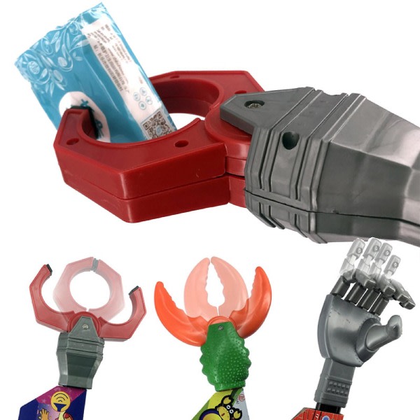 Sinknap Grabber Toy Creative Magic Rekvisitter Lättvikts Early Learning Grabber Toy for hemmet Tilfældig farve Lang robothånd