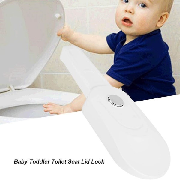 Toalettlås Barnsäkerhet, Säkerhetslås för toddler Toalettlås Baby Toddler Barn Toalettlock Lås för badrumstillbehör