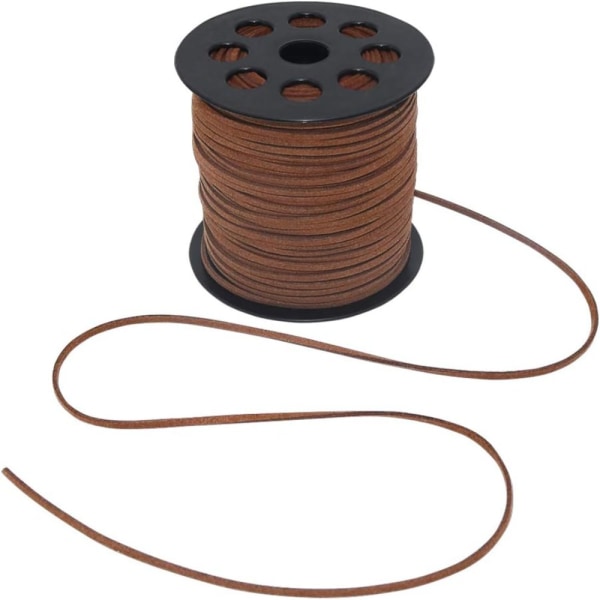 Vanligt Läderband Mocka Snöre DIY