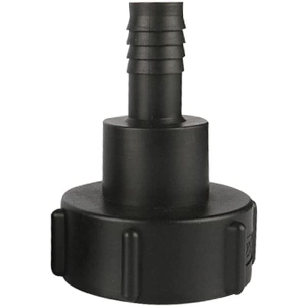 IBC-säiliön letkuliitäntä 60 mm karkea kierre, sopii puutarhaletkulle 20 mm