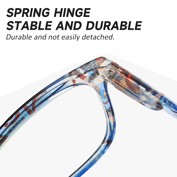 Damdesigner-lukulasit naisille +1,25 1,5 2,0 3,0 3,50 4[CH] Blue Frame,+150