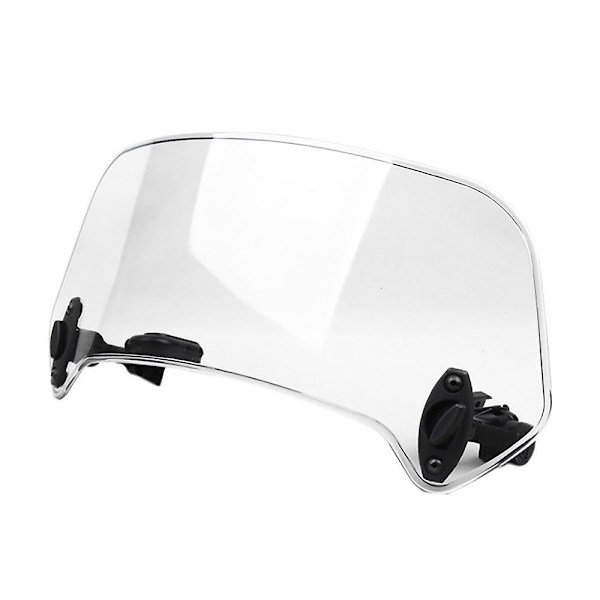 Transparent Färg Universal Motorcykel Justerbar Vindruta Förlängning Vindruta Spoiler Luft Deflektor
