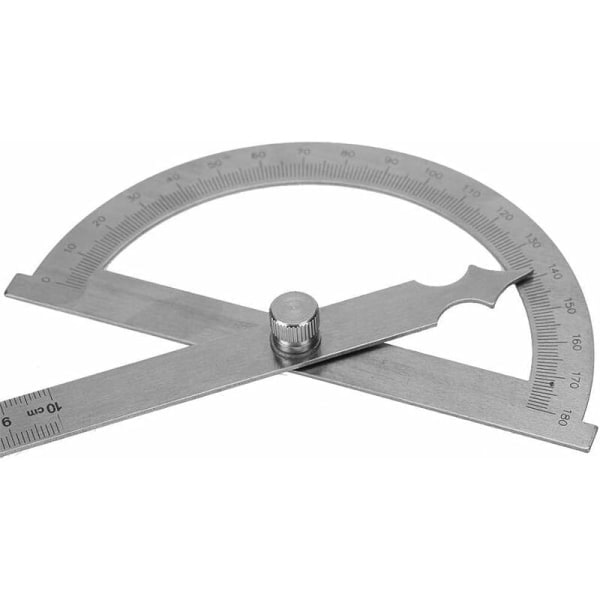 Gradskiva i rostfritt stål 0-180 grader 15 cm digital tilt Goniometer Goniometer mätlinjal (120×150 mm)
