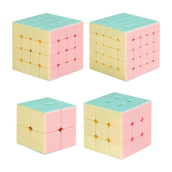 Rubiks kube Macaron farge pyramide pedagogisk leketøy