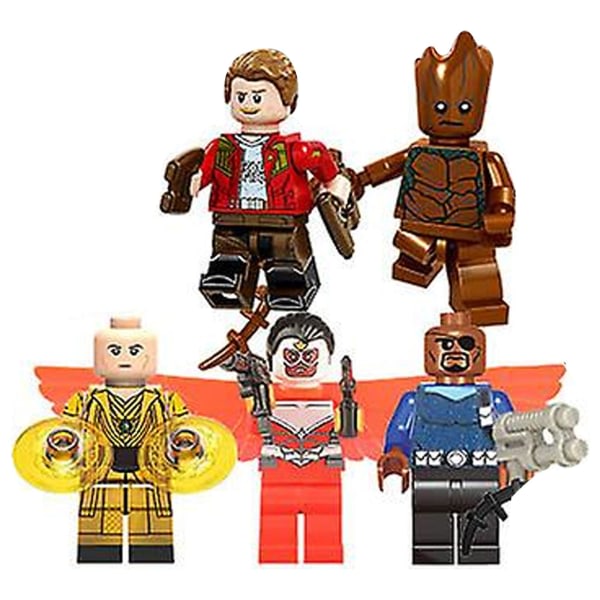 32 stk Marvel Avengers Super Hero Comic Mini Figures Dc Minifigure Gave Til Barn Fargerik