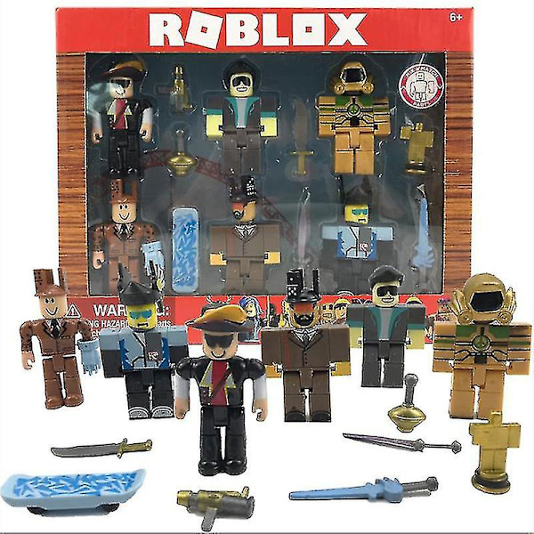 Roblox 7-8cm PVC Actionfigurer Leksakskollektion för Barn 4st 4 Multicolor