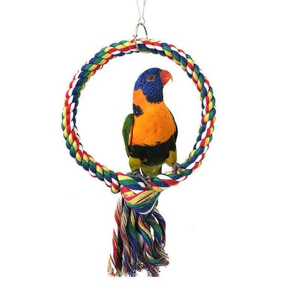 Bird Rope Swing Toy Thickening Bars Klatretau