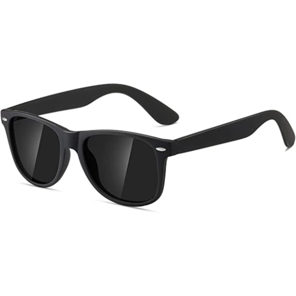 Polariserade solglasögon Klassiska unisex hornbågade 80-tals Retor-glasögon