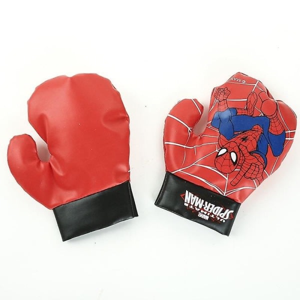 Spiderman Barn Figurleksak Handskar Sandsäck Kostym Födelsedagspresenter Boxning Utomhus Spor