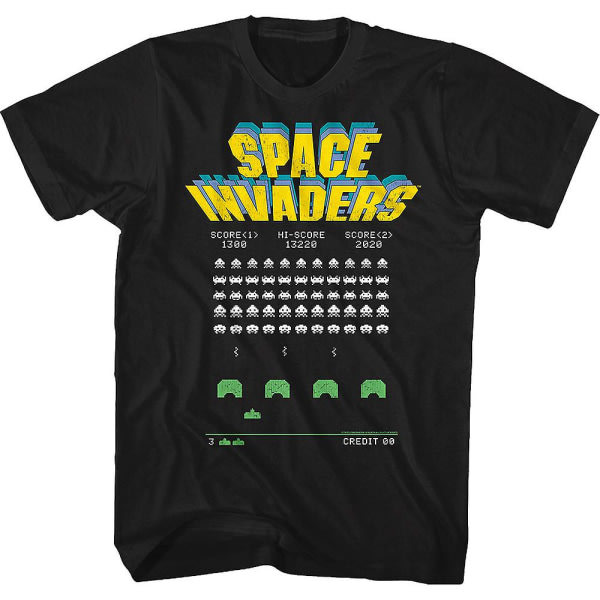 Gameplay Space Invaders T-shirt ESTONE XL