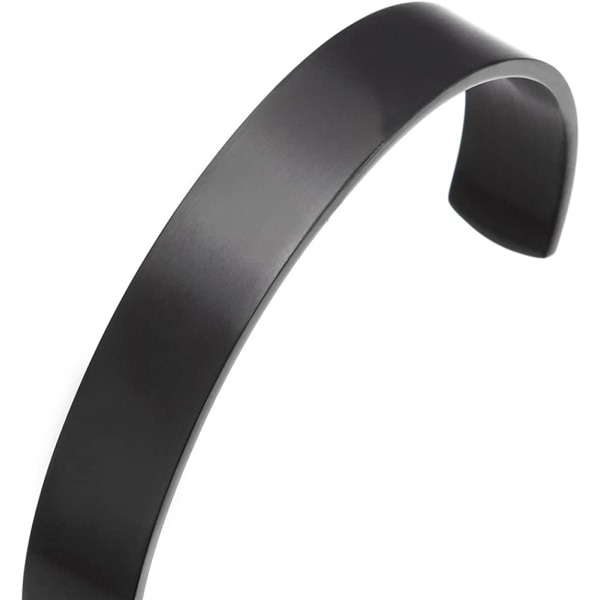 19 cm rustfritt stål justerbart armbånd for menn kvinner