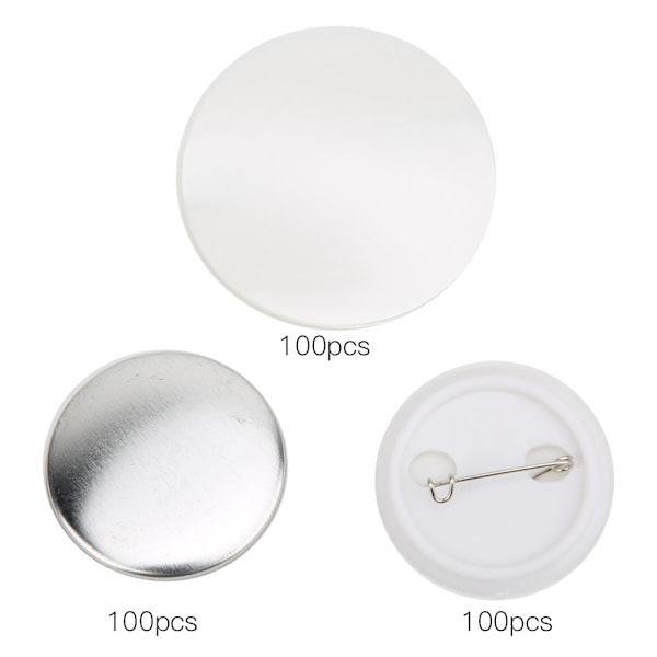 100 sarjaa 37 mm:n merkkineulapainikeosia Merkkitarvikkeet Materiaalit DIY-askarteluun
