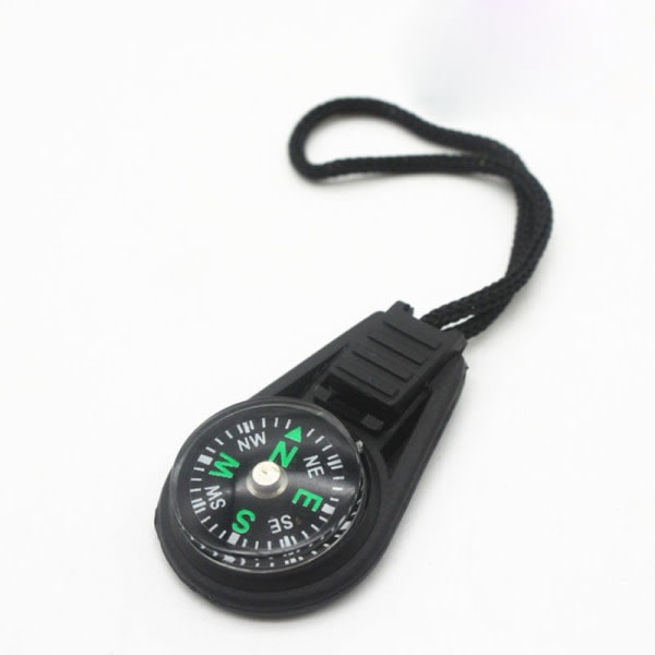 Mini Nyckelring Kompass for Camping Vandring Jakt 2st