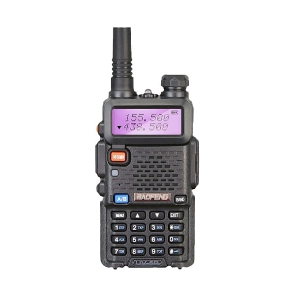 Baofeng UV-5R VHF UHF Dubbelband Walkie Talkie Komradio Jaktradio