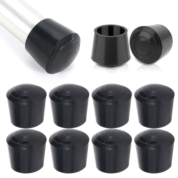 8 stk Stolsbenbeskyttere i Gummi 18MM 18MM 18mm 18mm