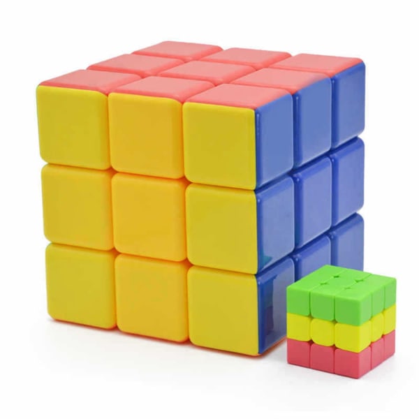 3x3x3 Big Cube Stickerless Speed ​​Cube 18cm Stor Cube Puslespil Magic Cube Legetøj