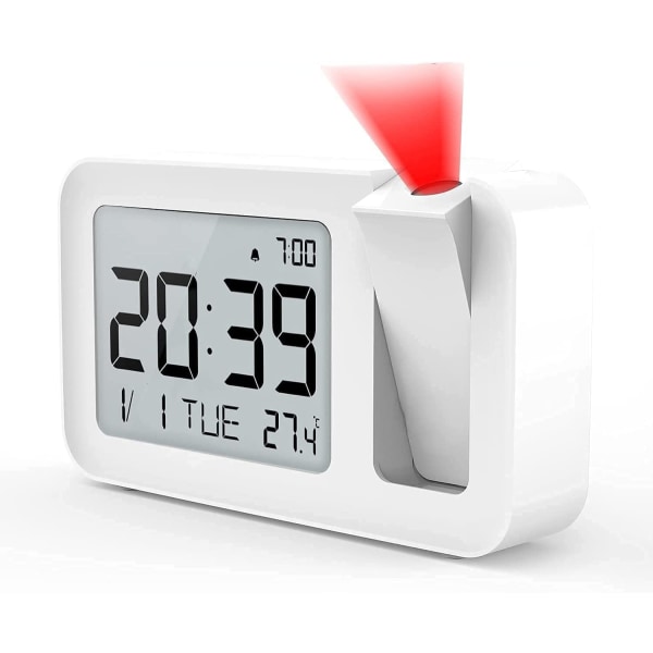 Projektionsväckarklocka, digital väckarklocka med inomhus