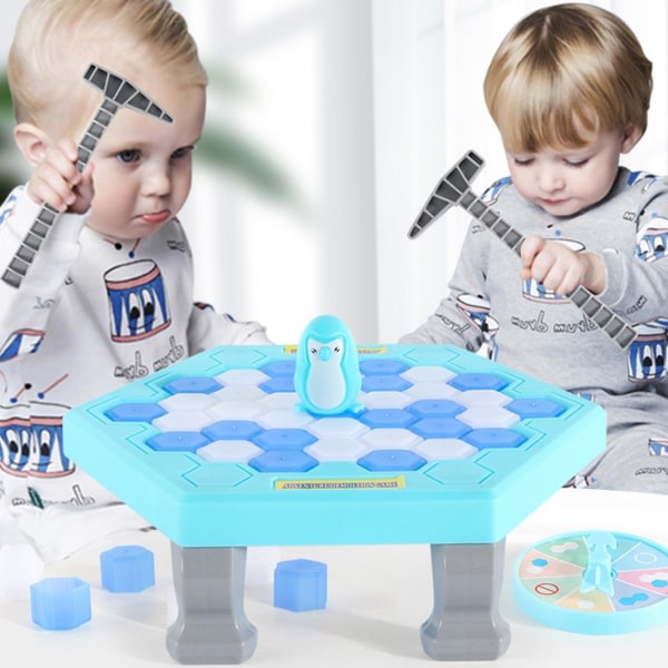 Ice Breaking Board Game Forbättra koordinationen Interactive Block Knocking Table Toy