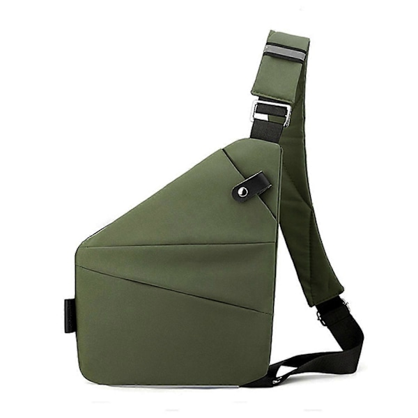 2024 Ny Wander Anti-Tyveri Rejsetaske Sling Taske Rejsetaske Army Green