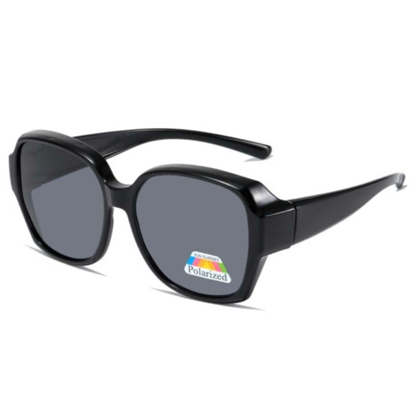 Solbriller Over Briller Suncovers Polariserede Sorte[CH] black