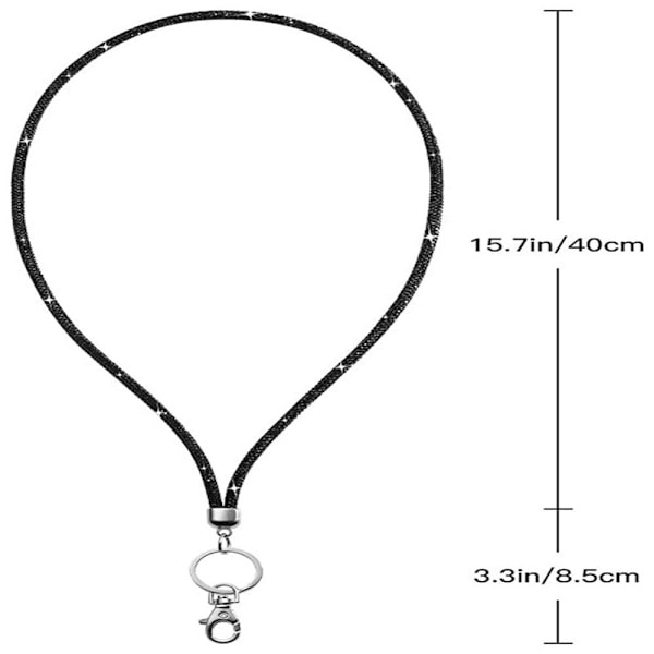 Rhinestone Telefon Lanyard Krystal Kæde Stropper RØD RØD red red