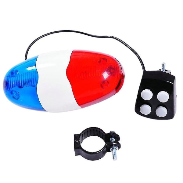 Mtb Bike 6 LEDiä 4 ääniäänet polkupyörän kello poliisiauto valo elektroninen äänitorvi sireeni