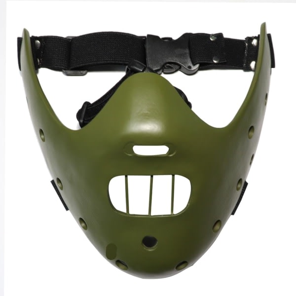Infinity Gauntlet Hannibal Lecter Mask The Silence of the Lambs Resin Kamala Killer Movie Mask Green