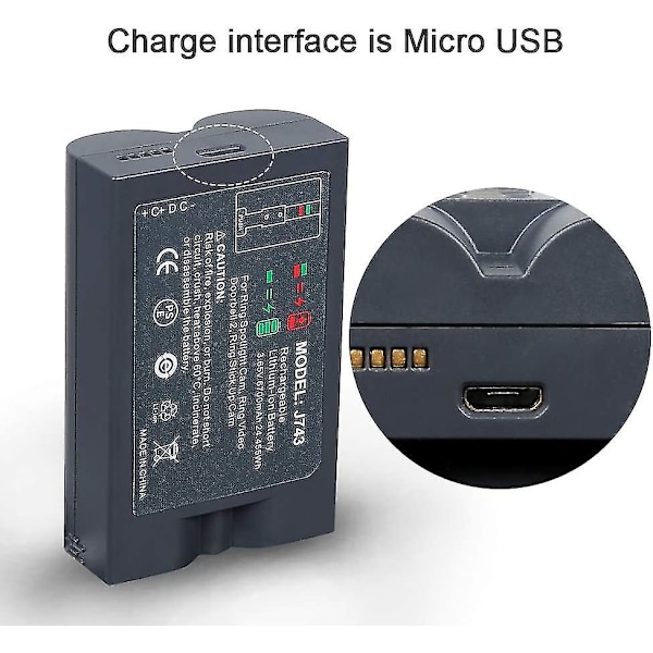 Ring Batteri 6200mAh for Ring Video Dørklokke 2, Spotlight Cam Batteri, Spotlight Cam Solar, Stick