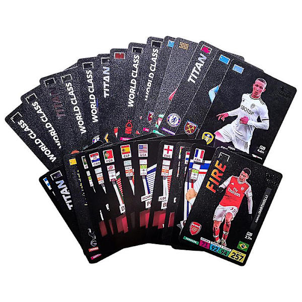 World Football Stars 55 Limited Edition -muovikorttia Black