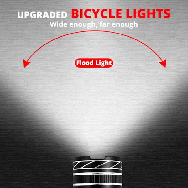 2400 mAh LED-ajovalaisin Tehokas pyöränvalo