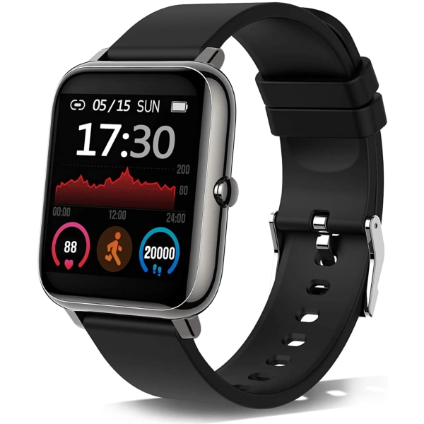 Smartwatch, fitness med blodtrycksmätning, fitness