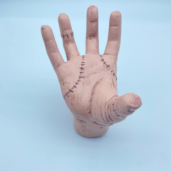 Wednesday Addams Thing Hand, 2023 The Thing from Wednesday, The Addams Family Cosplay Hand, Horror Prop Dekoration Present för Fans (1 Count)