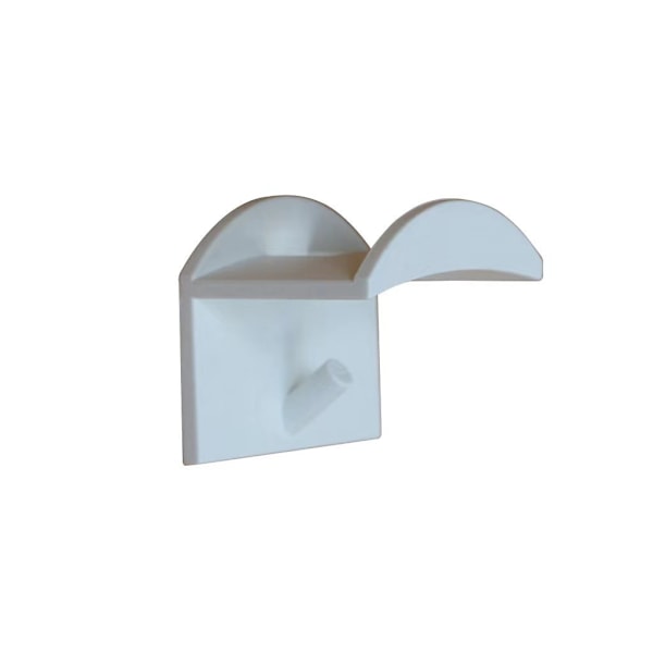 10 stk Hatteholder Organizer - Væghængt Baseballkasket Holder, Sort White