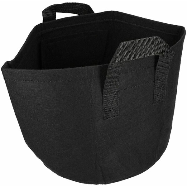 10x växtpåse växtpåse växtpåse Smart Grow Bag fiberduk med handtag 19 liter