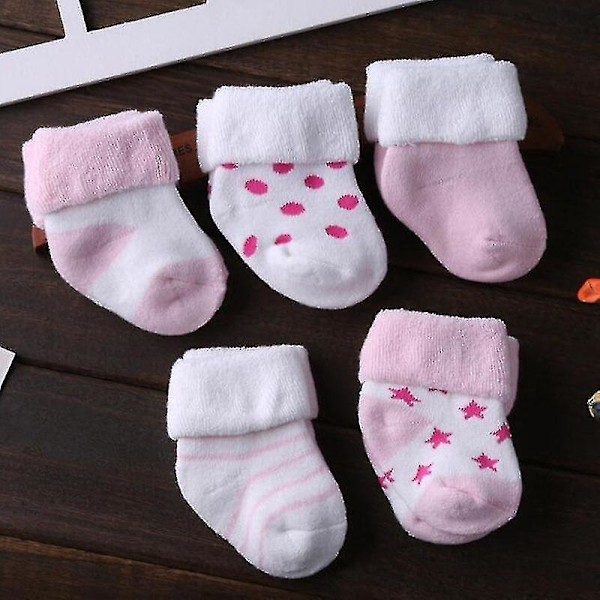 Baby Toddler Socks Strumpbyxor Höst Och Vinter Fotstrumpor För Nyfödd/Småbarn