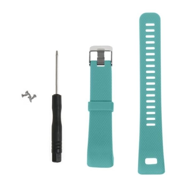 Silikonreim for Garmin Vivosmart HR PLUS klokke med Tools Teal