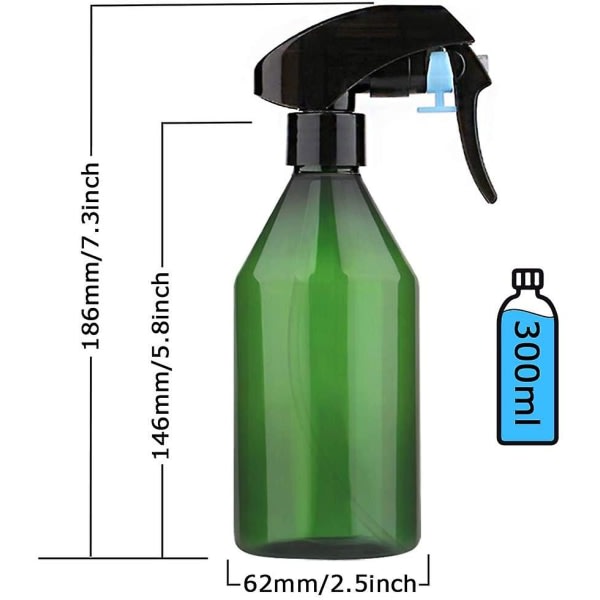 2-pakning med 300 ml vannsprayflaska