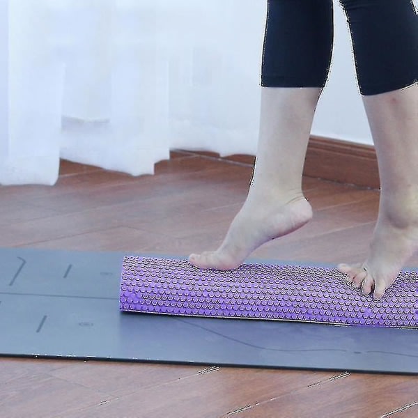 Half Round Eva Foam Roller Blocks Hieronta Balance Kannettava Jooga Pilates Fitnessille (30mm)