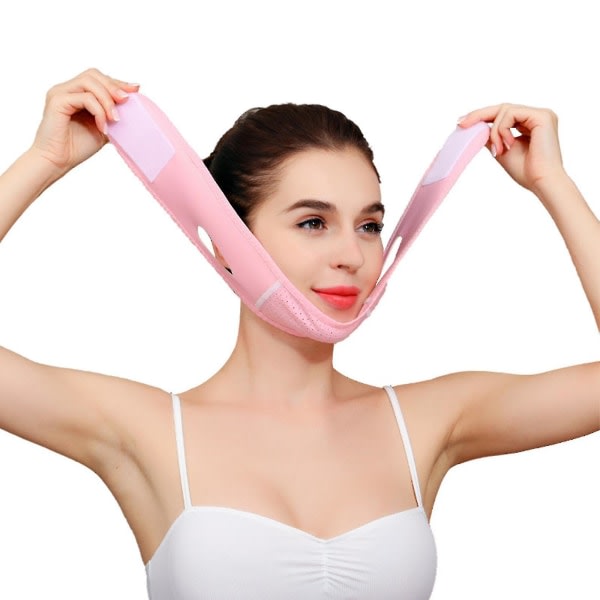Parafaciem Genanvendelig V Line Mask Ansigtsslankende Strap Dobbelt Hage Reducer