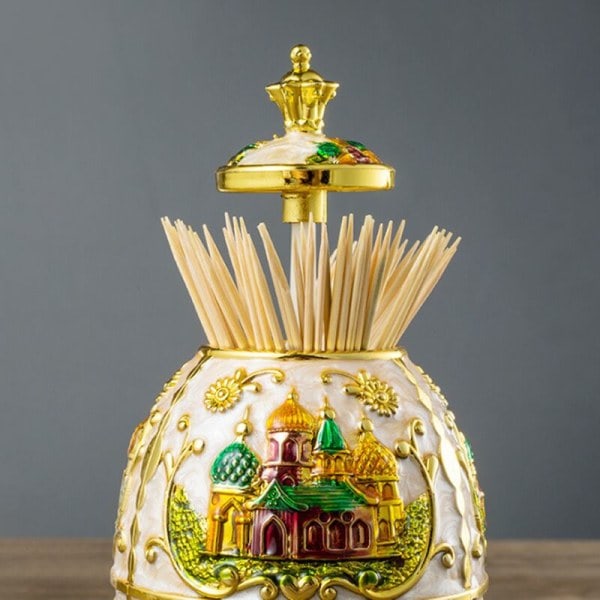 Fabergé-æg, Fabergé-æg Imperial Fabergé-æg Påskeæg Håndmalede emalje Fabergé-æg Tandstikæske