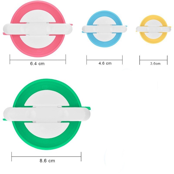 4 kokoa kutominen pompom-pallojen valmistamiseen, Fluff Ball Weaver, Stickgarn-työkalu DIY-sarja, ihanteellinen käsintehtyjen pompom-pallojen luomiseen