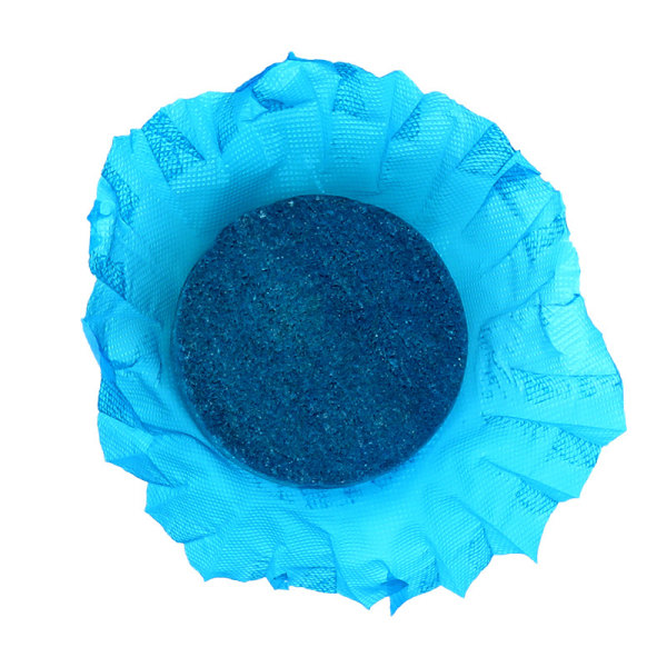 Blå toalettstädboll Kraftfull automatisk blekning toalettskål Deodorant fläckborttagningsmedel för badrumsrengöring 2st