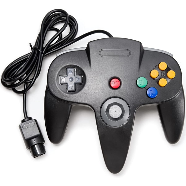 Tr?dbunden gamepad-styrenhet joystick f?r N64-konsoll N64-system