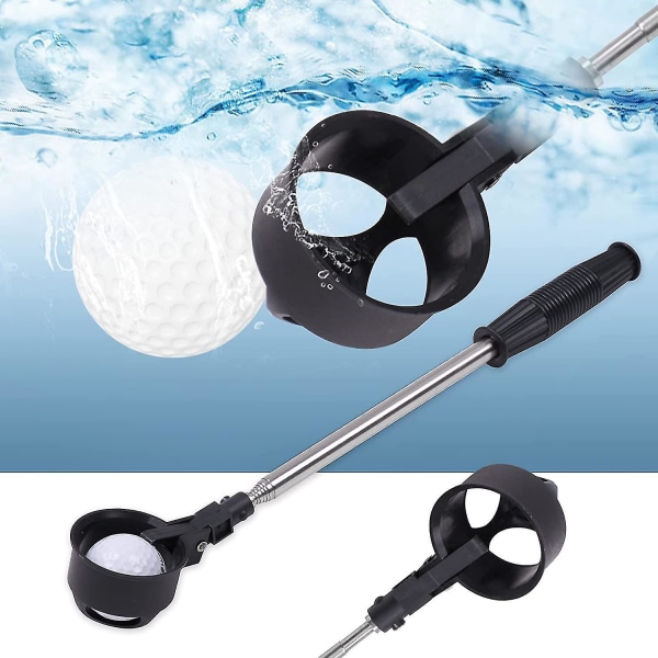 Golf Ball Retriever Teleskopisk, rustfri Teleskopisk Udtrækkelig Golfbold Pick Up Retriever Til Vand, Golf Tilbehør Til Mænd