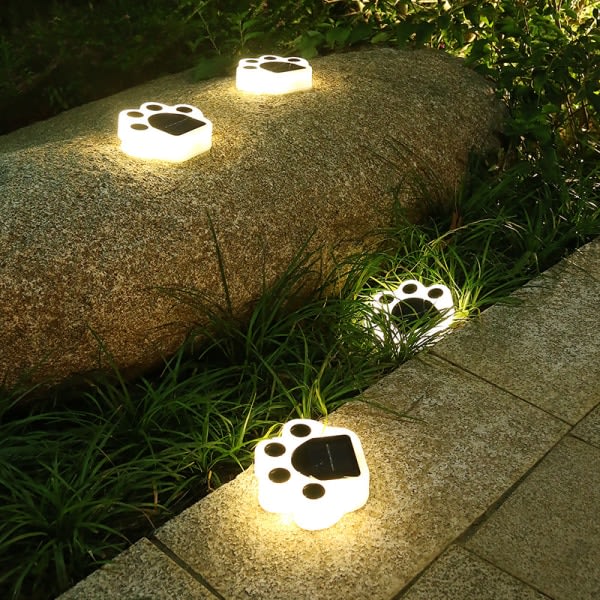 En utomhus solcellslampa gräsmatta LED-ljus begravd lampa