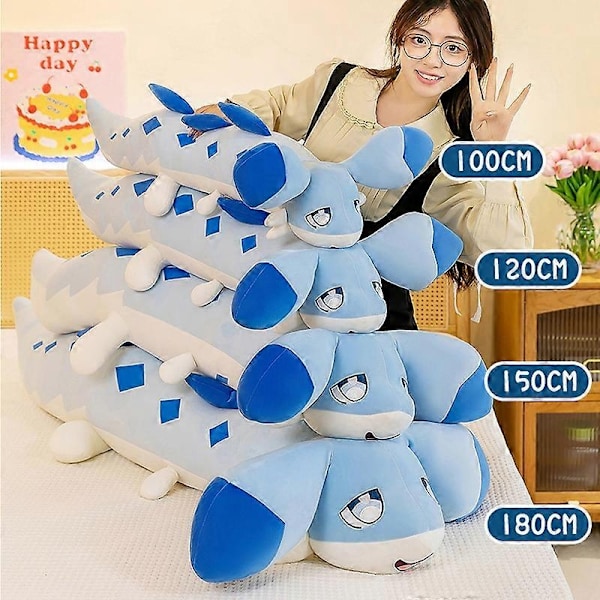 180CM Palworld Chillet Plysjdukke Jenter Søvn Klem Fylt Pute Tegneserie Anime Samling Modell Barneleke Bursdagsgaver-WELLNGS 120cm