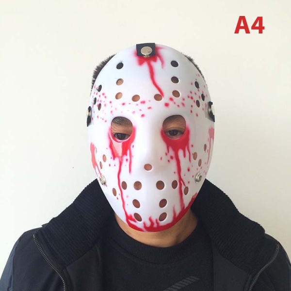 Jason Voorhees fredag ​​den 13:e skräckfilmen Hockey Mask Hallow A4