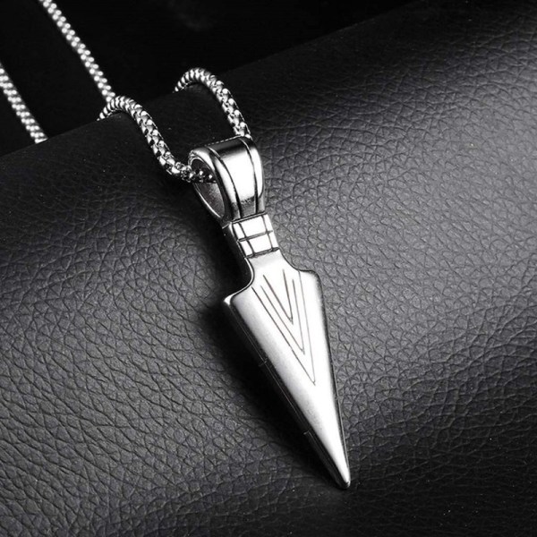 Retro style pendant necklace men with necklace stainless ste